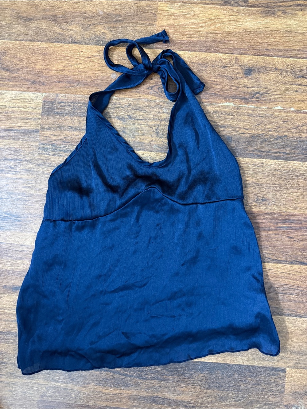Women’s Navy Halter Tank Top
